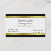 Elegant aangepast Visitekaartje (Achterkant)