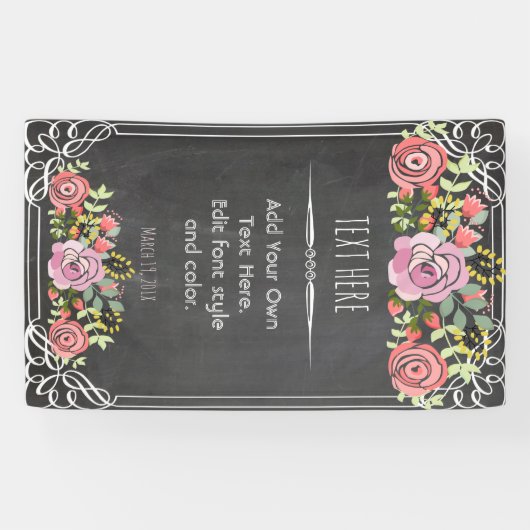 Elegant aangepaste banner (Horizontaal)