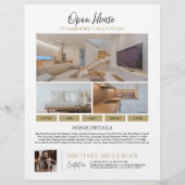 Elegant aangepaste brochure voor Estate-functies (Achterkant)