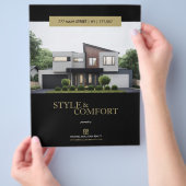 Elegant aangepaste brochure voor Estate-functies (Hand)