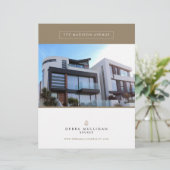 Elegant aangepaste brochure voor Estate-functies (Staand voorkant)