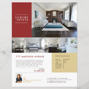 Elegant aangepaste brochure voor Estate-functies