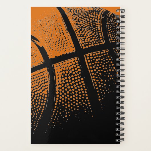 Elegant aangepaste naam monogram spiraal planner (Achterkant)