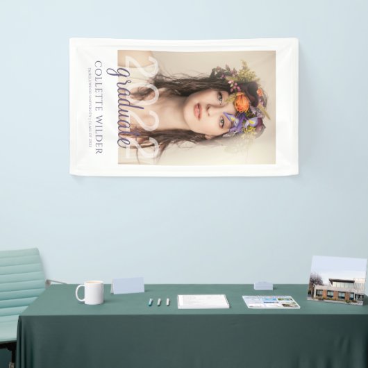 Elegant aangepaste portretbanner spandoek (Beurs)