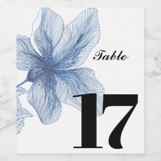 Elegant aangepaste wijn label Party tafel label Etiket