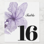 Elegant aangepaste wijn label, party tafel label wijn etiket (Enkel label)