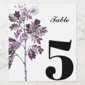 Elegant aangepaste wijn label Party tafel label Wijn Etiket (Enkel label)