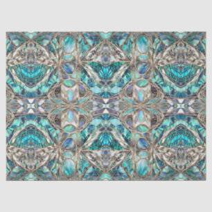Elegant Abalone Patroon Decoupage Weefsel Tissuepapier