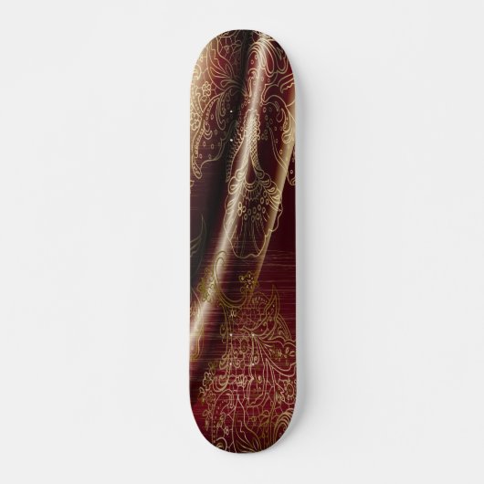 Elégant Abatract Art 1 Skateboard (Devant)