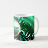 Élégant Abatract Art 2 Mug (Devant droit)