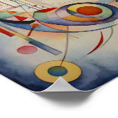 Elegant Abstract Art Water Color Poster (Coin)