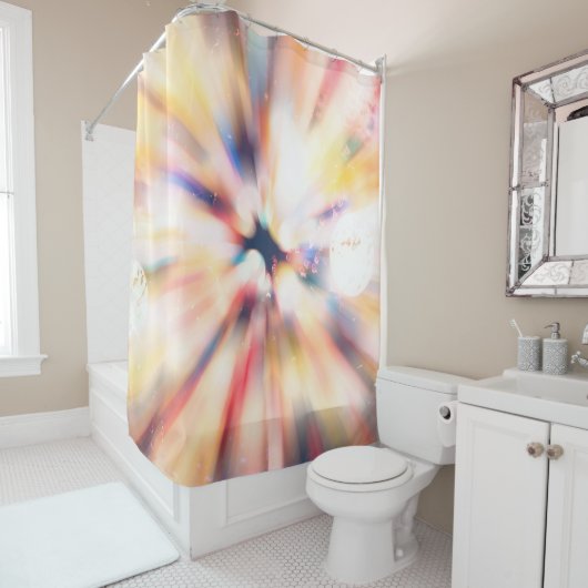 Elegant abstract background abstract, arts, backgr douchegordijn (In situ)