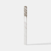Elegant Abstract Bleek goudmarmer Agate  iPhone Hoesje (Rechterkant)
