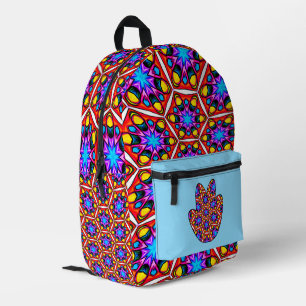 Elegant Abstract bloemmotief Bedrukte Rugzak