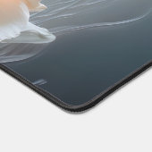 Elegant Abstract Blush Flower Misty Flow (Coin)