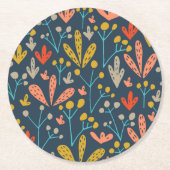 Elegant Abstract botanisch | Onderzetter (Voorkant)