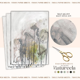 Elegant Abstract Design Decoupage Tissue Paper Tissuepapier