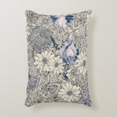 Elegant  Abstract Floral Achtergrond | Accent Kussen (Voorkant(Verticaal))