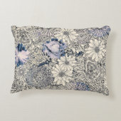 Elegant  Abstract Floral Achtergrond | Accent Kussen (Achterkant)