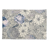 Elegant  Abstract Floral Achtergrond | Kussensloop (Achterkant-Links)