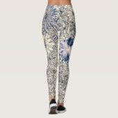 Elegant Abstract Floral Achtergrond | Leggings (Achterkant)
