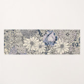 Elegant Abstract Floral Achtergrond | Yogamat (Voorkant (horizontaal))