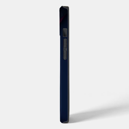 Elegant Abstract Gold Blue Roze Case-Mate iPhone Case (Achterkant / Links)