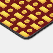 Elegant Abstract Golden & Maroon Bureaumat (Hoek)