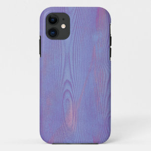 Elegant Abstract hout textuur Violet paars iPhone 11 Hoesje