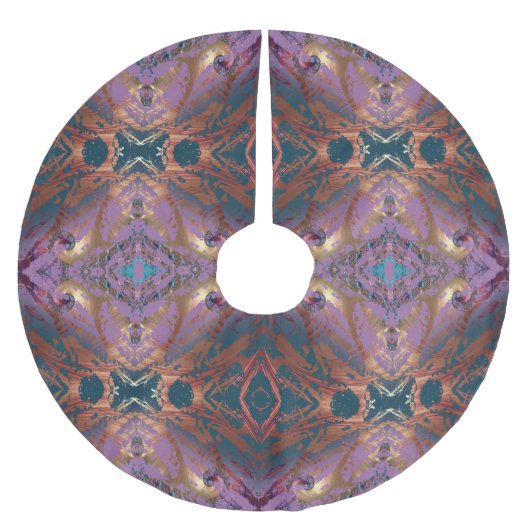 Elegant Abstract Kerstboom Rok (Voorkant)