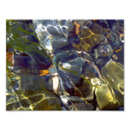 Elegant Abstract kleurrijk Glas in lood Foto Afdruk