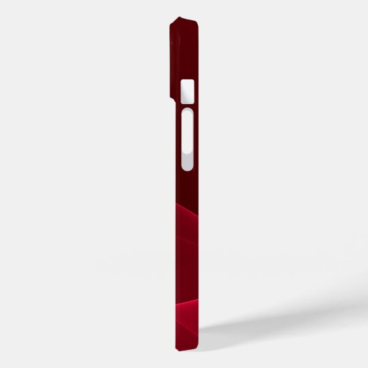 Elegant Abstract rood lint Case-Mate iPhone Case (Achterkant / Links)