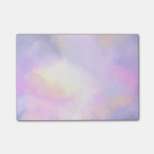 Elegant Abstract Waterverf Kosmisch Ruimteontwerp Post-it® Notes