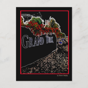 Elegant Abstracte Grand Turk Briefkaart