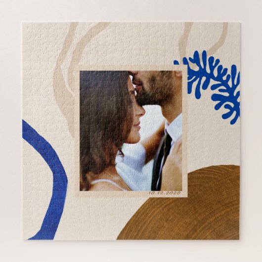 Elegant Abstracte, moderne kunst, persoonlijke fot Legpuzzel (Verticaal)