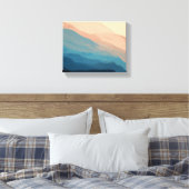 Elegant Abstracte Waterverf Living Room Canvas Afdruk (Insitu (Slaapkamer))