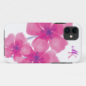 Elégant Abstrait aquarelle coque iphone floral (Dos (Horizontal))
