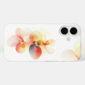 Elégant Abstrait Floral coque iphone Soft & Modern (Verso (horizontal))