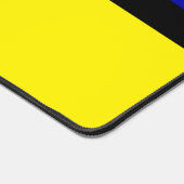 Élégant Abstrait noir, bleu, rouge, jaune et blanc (Coin)