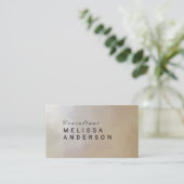 Élégant Abstrait Visitekaartje (Staand voorkant)