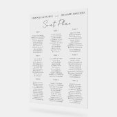 Elegant Acrylic Wedding Seating Chart Acryl Bord (Hoek)