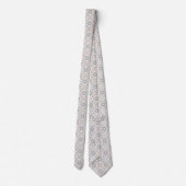 Elegant Aesthetics Spanish Geometric Pattern Tie Stropdas (Achterkant)