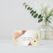 Elegant afbeelding, penseelstreek, ventilator visitekaartje (Staand voorkant)