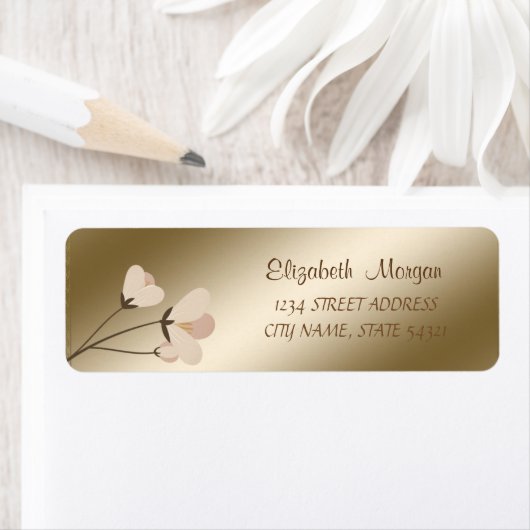 Elegant afbeelding Romantic, label voor blokadres (Insitu)