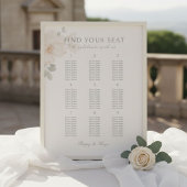 Élégant Affiche De Mariage De Table De 9 Plan De T