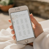 Élégant Affiche De Mariage De Table De 9 Plan De T
