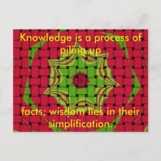 Elegant Afrikaans Mooi Geweven vector print patroo Briefkaart (Voorkant)