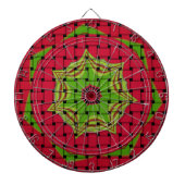 Elegant Afrikaans Mooi Geweven vector print patroo Dartbord (Voorkant)