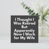 elegant afscheidsfeest, moderne pensioenviering, kaart (Staand voorkant)