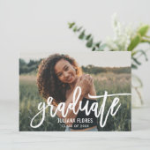 Elegant Afstudeerfoto Scriptie Goud Kaart (Staand voorkant)